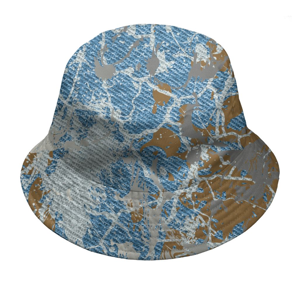 Denim-Worn-Blue-4s-NastyJamz-Bucket-Hat-Match-Pattern-Slasher-All-Over-Print