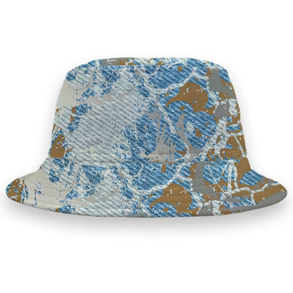 Denim-Worn-Blue-4s-NastyJamz-Bucket-Hat-Match-Pattern-Slasher-All-Over-Print