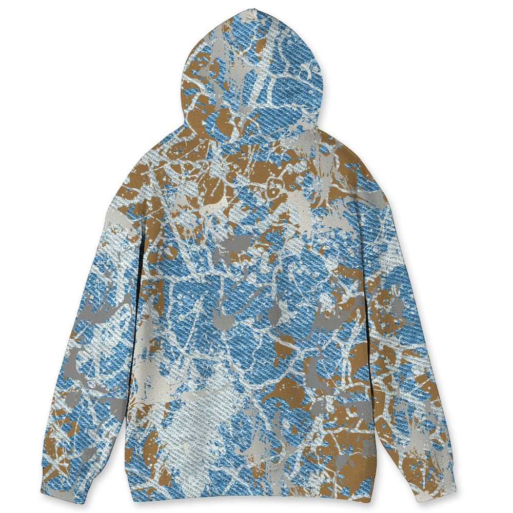 Denim-Worn-Blue-4s-NastyJamz-Hoodie-Match-Pattern-Slasher-3D-All-Over-Print