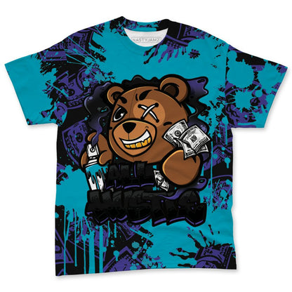 Aqua-8s-NastyJamz-T-Shirt-Match-Ber-Hustle-All-Day-3D-All-Over-Print