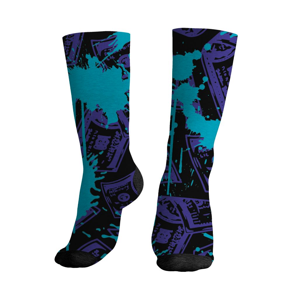 Aqua-8s-NastyJamz-Socks-Match-Ber-Hustle-All-Day-3D-All-Over-Print