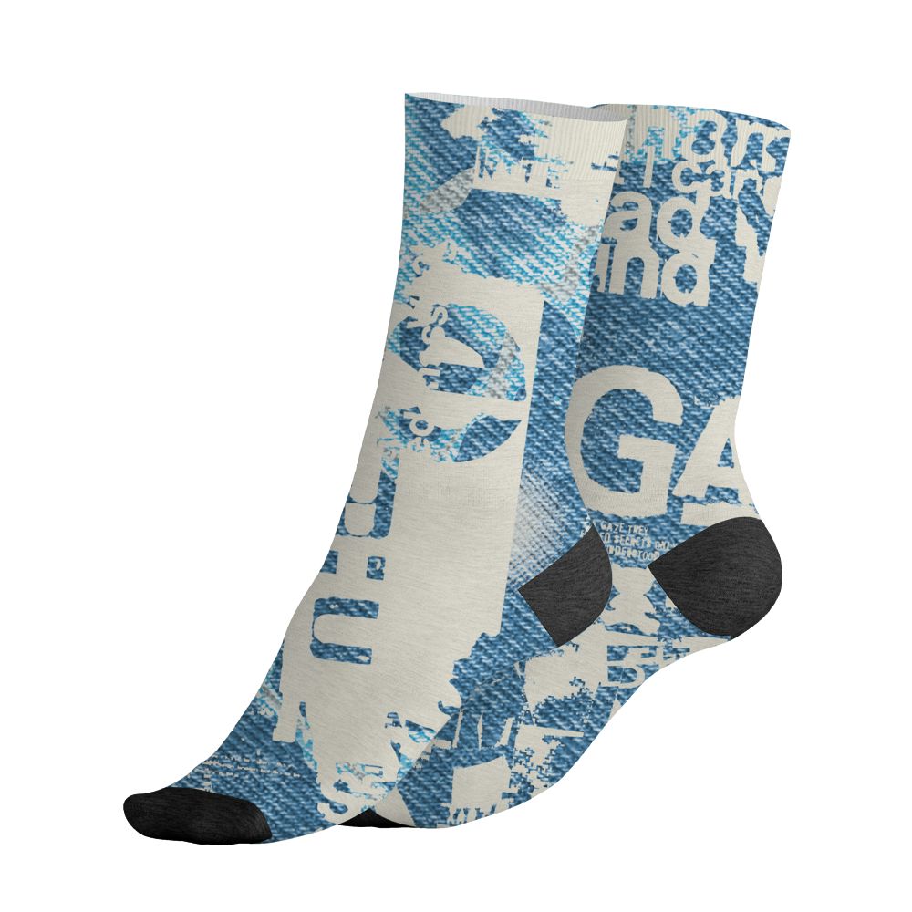 Denim-Worn-Blue-4s-NastyJamz-Socks-Match-Pattern-Madness-3D-All-Over-Print