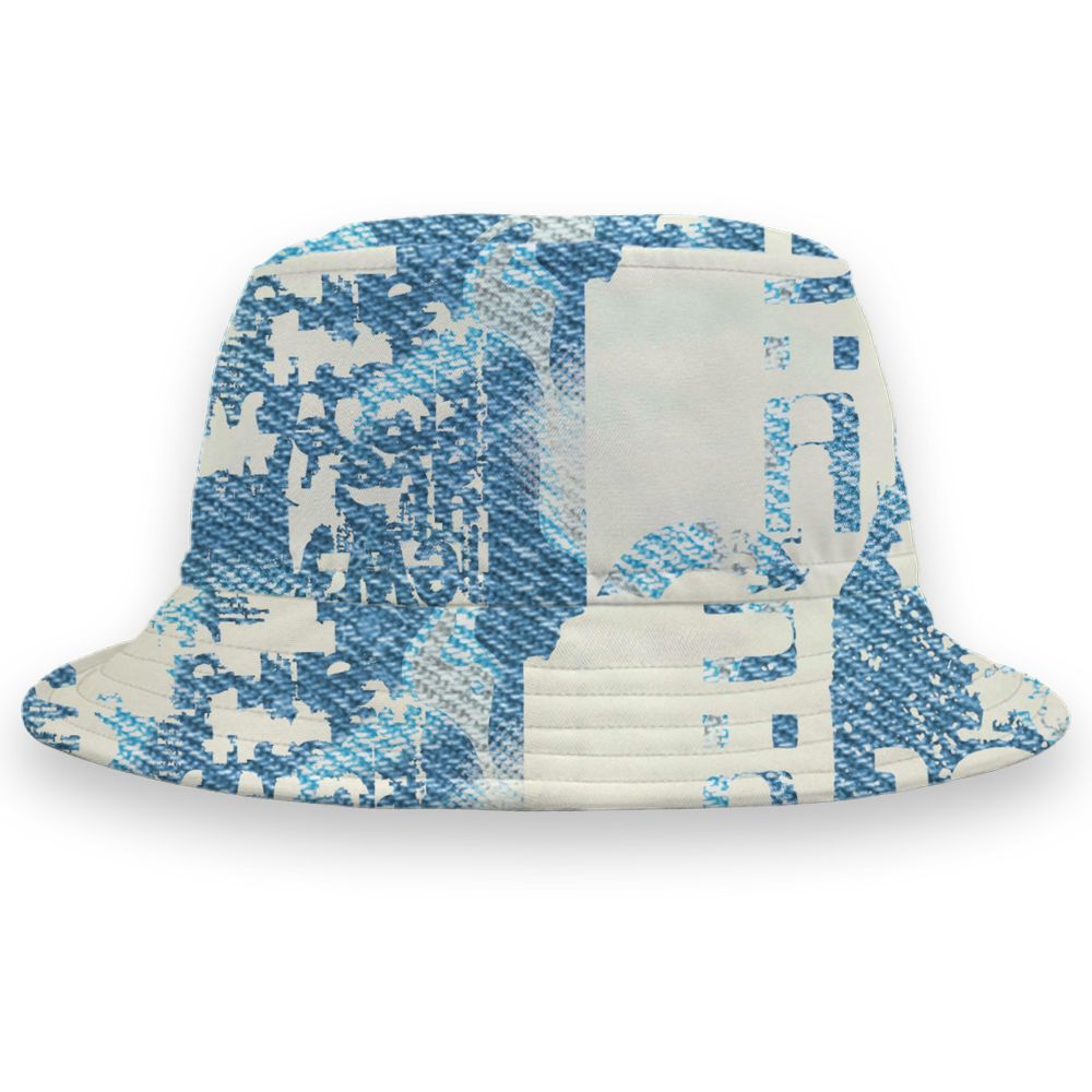 Denim-Worn-Blue-4s-NastyJamz-Bucket-Hat-Match-Pattern-Madness-All-Over-Print