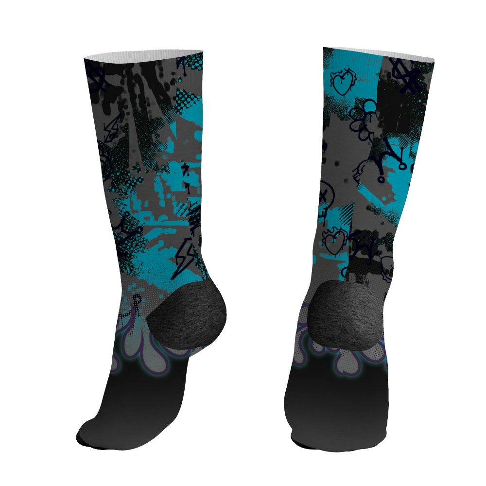 Aqua-8s-NastyJamz-Socks-Match-Run-Into-Fear-3D-All-Over-Print