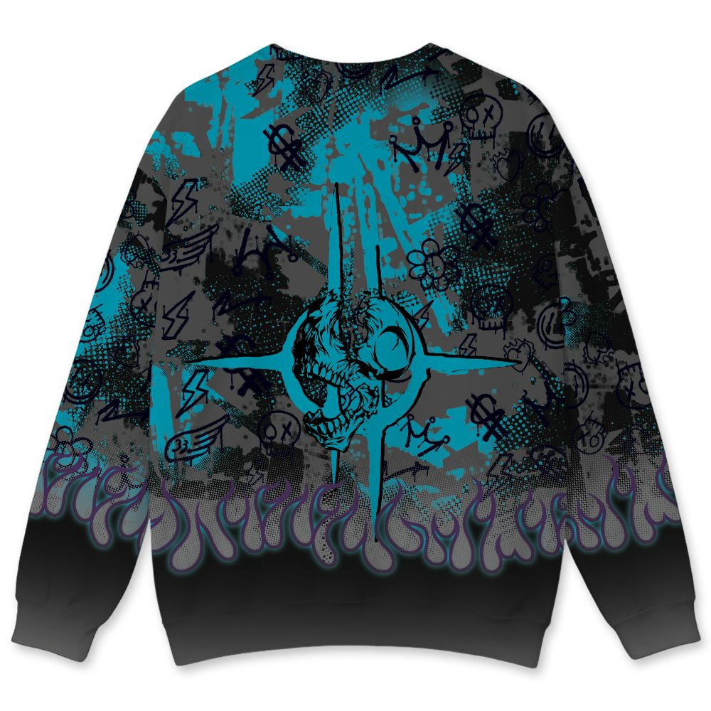 Aqua-8s-NastyJamz-Sweatshirt-Match-Run-Into-Fear-3D-All-Over-Print