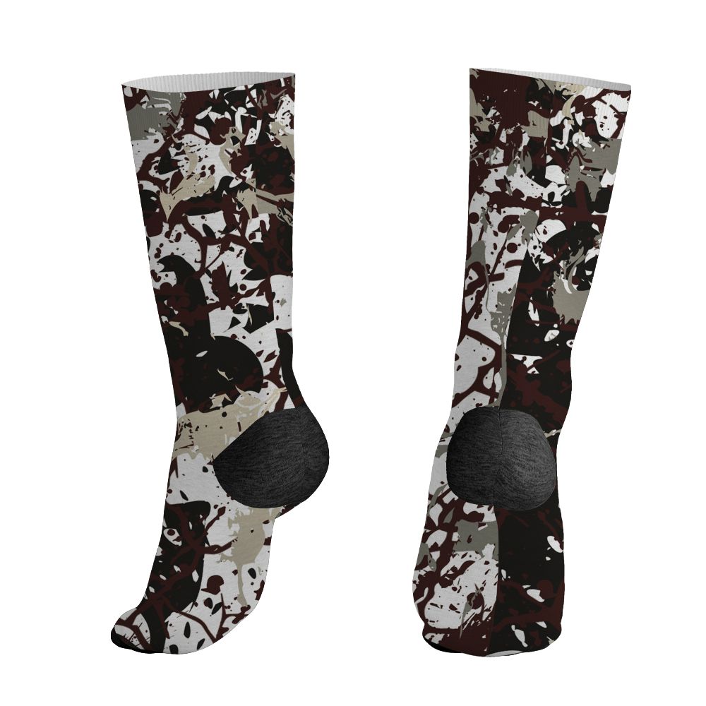 Black-Collective-5s-NastyJamz-Socks-Match-Pattern-Slasher-3D-All-Over-Print