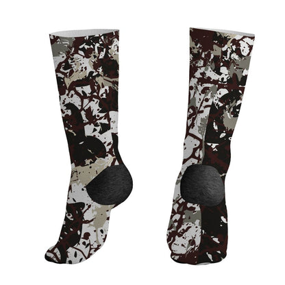 Black-Collective-5s-NastyJamz-Socks-Match-Pattern-Slasher-3D-All-Over-Print