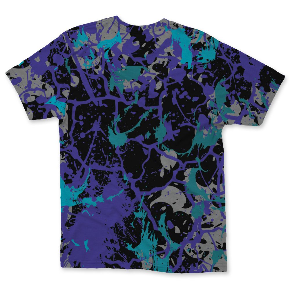 Aqua-8s-NastyJamz-T-Shirt-Match-Pattern-Slasher-3D-All-Over-Print