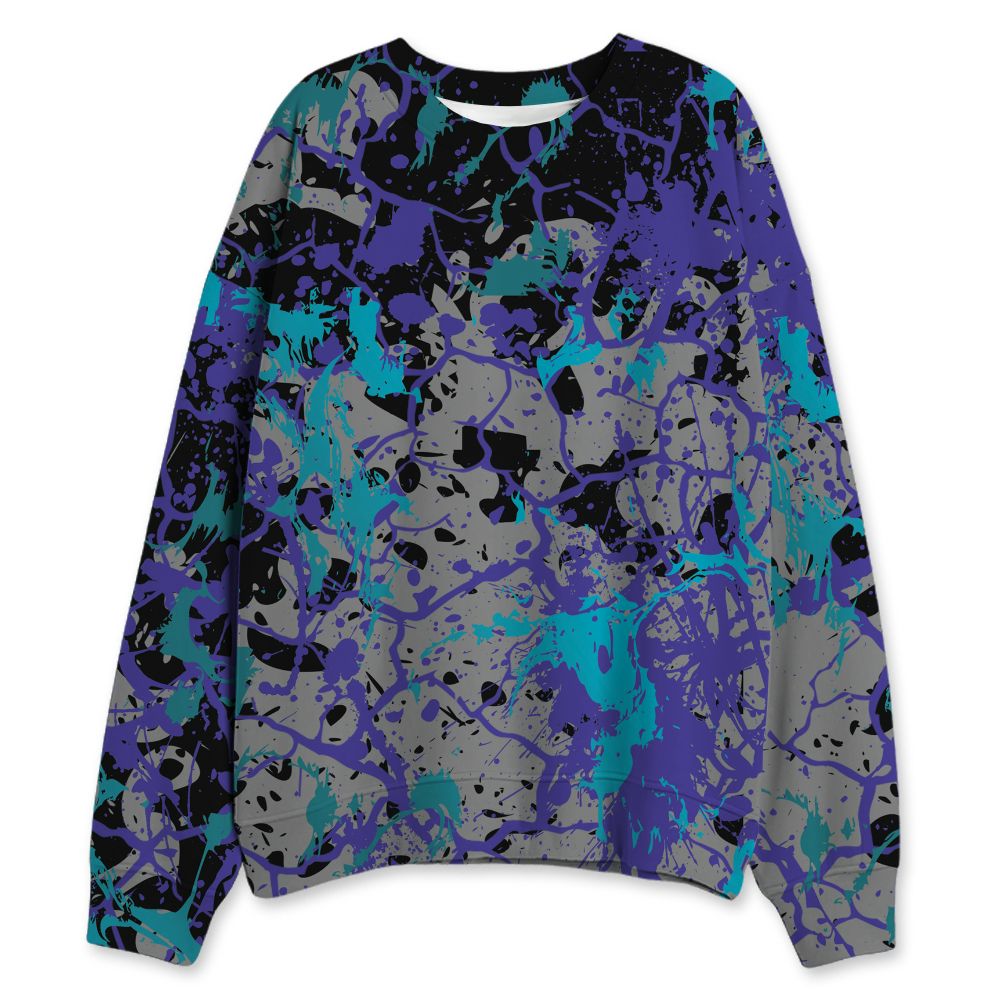 Aqua-8s-NastyJamz-Sweatshirt-Match-Pattern-Slasher-3D-All-Over-Print