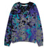 Aqua-8s-NastyJamz-Sweatshirt-Match-Pattern-Slasher-3D-All-Over-Print