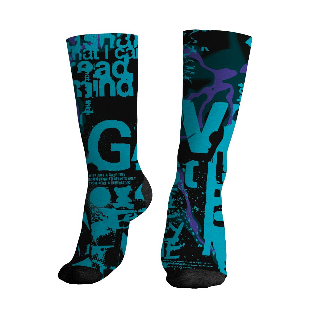 Aqua-8s-NastyJamz-Socks-Match-Pattern-Madness-3D-All-Over-Print