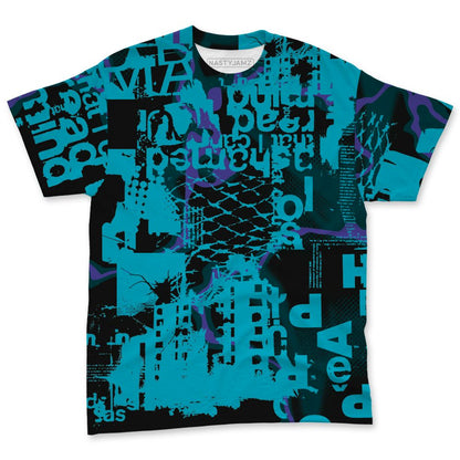 Aqua-8s-NastyJamz-T-Shirt-Match-Pattern-Madness-3D-All-Over-Print