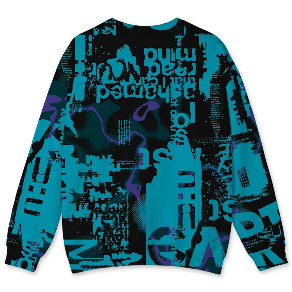 Aqua-8s-NastyJamz-Sweatshirt-Match-Pattern-Madness-3D-All-Over-Print
