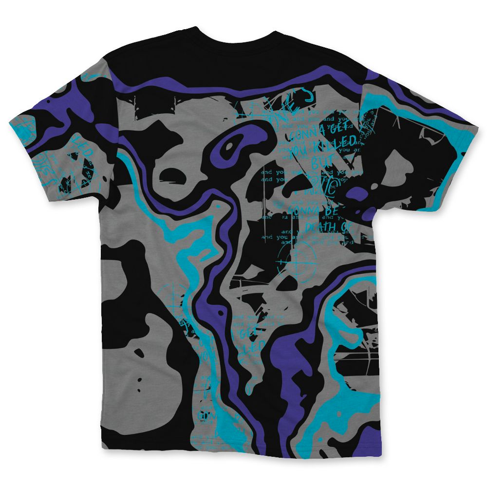 Aqua-8s-NastyJamz-T-Shirt-Match-Pattern-Love-Kills-You-3D-All-Over-Print