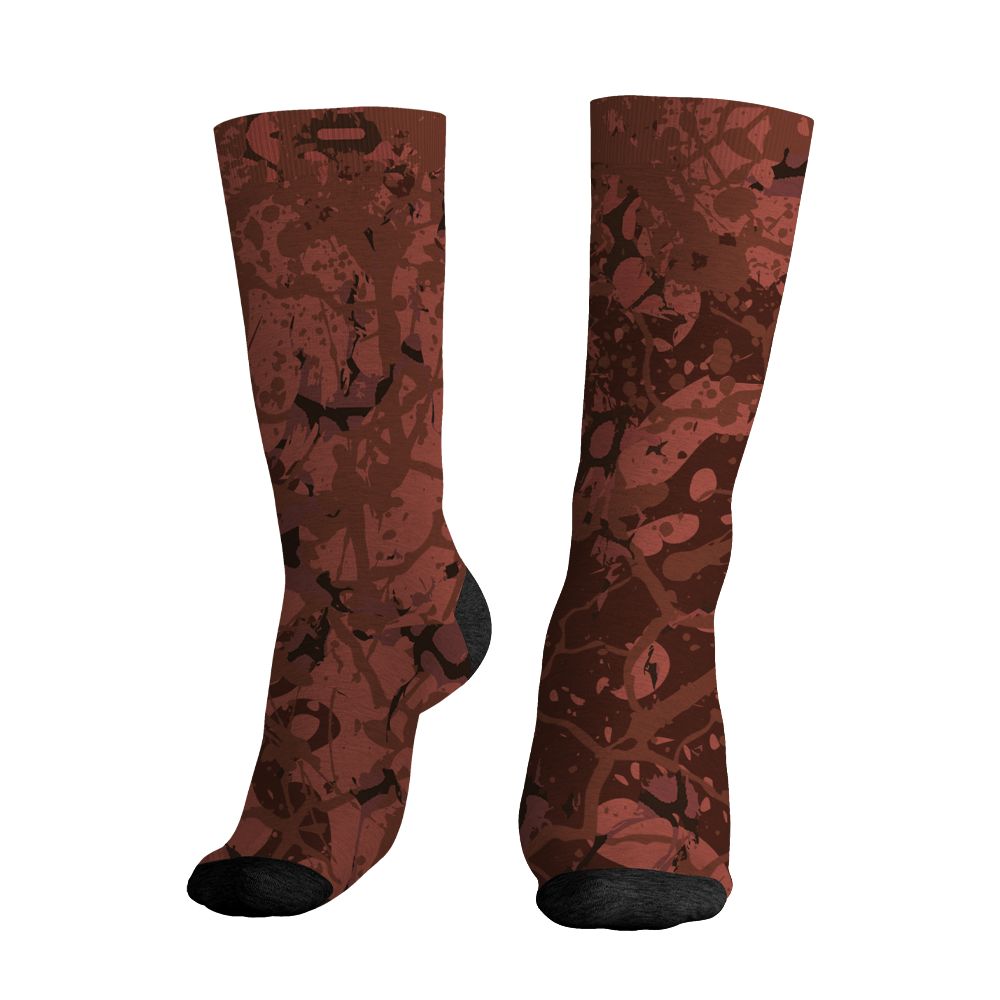 Spizike-Canyon-Rust-NastyJamz-Socks-Match-Pattern-Slasher-3D-All-Over-Print