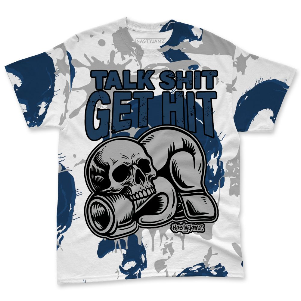 French-Blue-12s-NastyJamz-T-Shirt-Match-Talk-Shit-Get-Hit-All-Over-Print