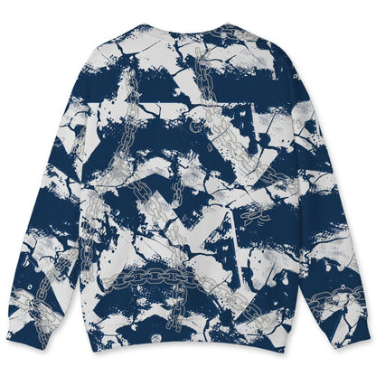 French-Blue-12s-NastyJamz-Sweatshirt-Match-BER-Break-Chain-All-Over-Print