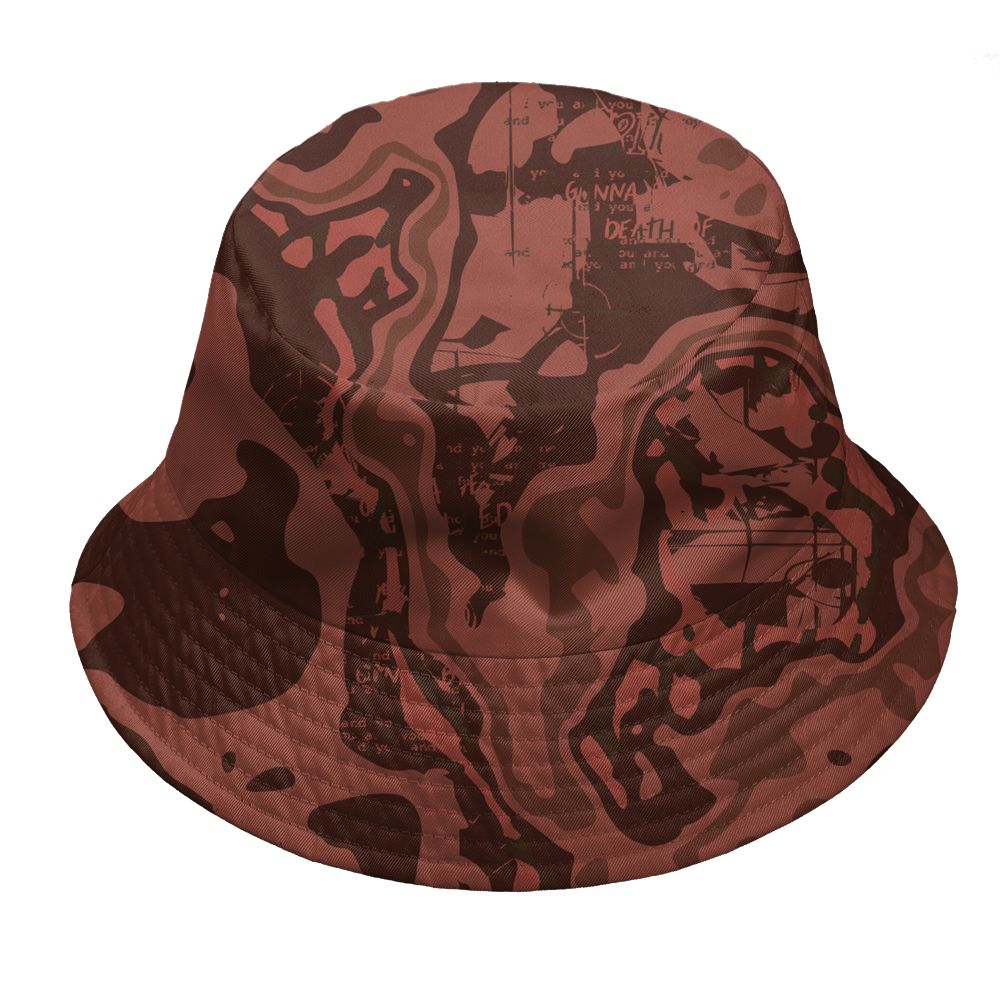 Spizike-Canyon-Rust-NastyJamz-Bucket-Hat-Match-Pattern-Love-Kills-You-All-Over-Print