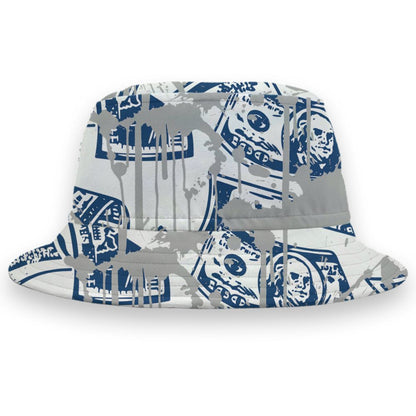 French-Blue-12s-NastyJamz-Bucket-Hat-Match-Ber-Hustle-All-Day-All-Over-Print