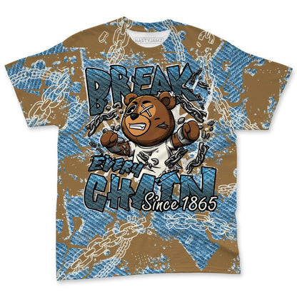 Denim-Worn-Blue-4s-NastyJamz-T-Shirt-Match-BER-Break-Chain-3D-All-Over-Print