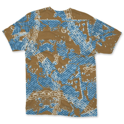 Denim-Worn-Blue-4s-NastyJamz-T-Shirt-Match-BER-Break-Chain-3D-All-Over-Print
