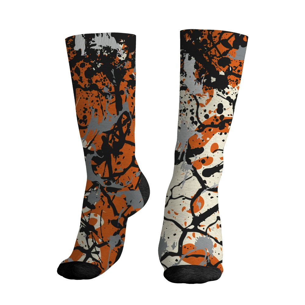 AJ 1 Shattered Backboard.NastyJamz Socks Match.Pattern Slasher 3D