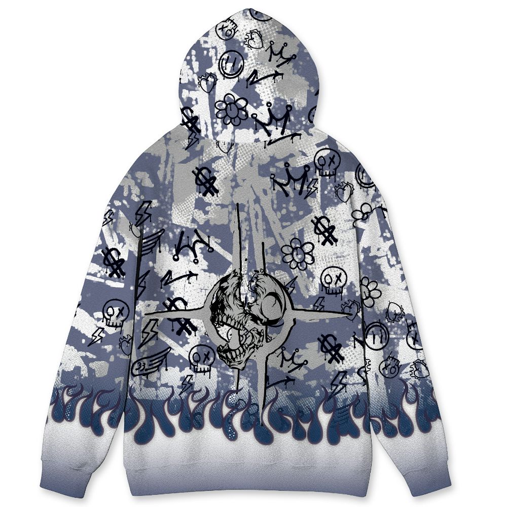 French-Blue-12s-NastyJamz-Hoodie-Match-Run-Into-Fear-All-Over-Print