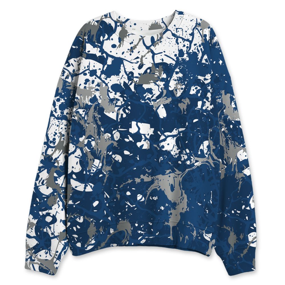 French-Blue-12s-NastyJamz-Sweatshirt-Match-Pattern-Slasher-All-Over-Print