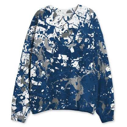French-Blue-12s-NastyJamz-Sweatshirt-Match-Pattern-Slasher-All-Over-Print