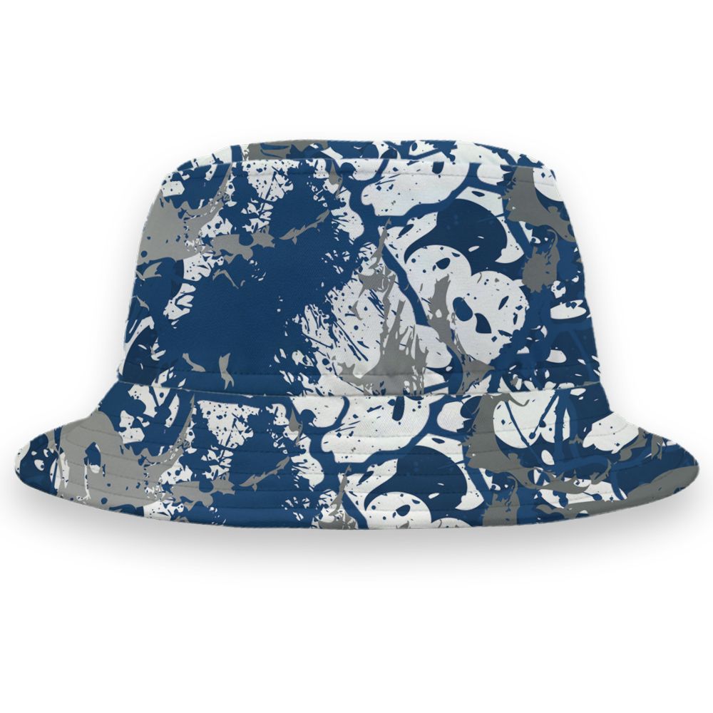 French-Blue-12s-NastyJamz-Bucket-Hat-Match-Pattern-Slasher-All-Over-Print
