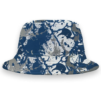 French-Blue-12s-NastyJamz-Bucket-Hat-Match-Pattern-Slasher-All-Over-Print