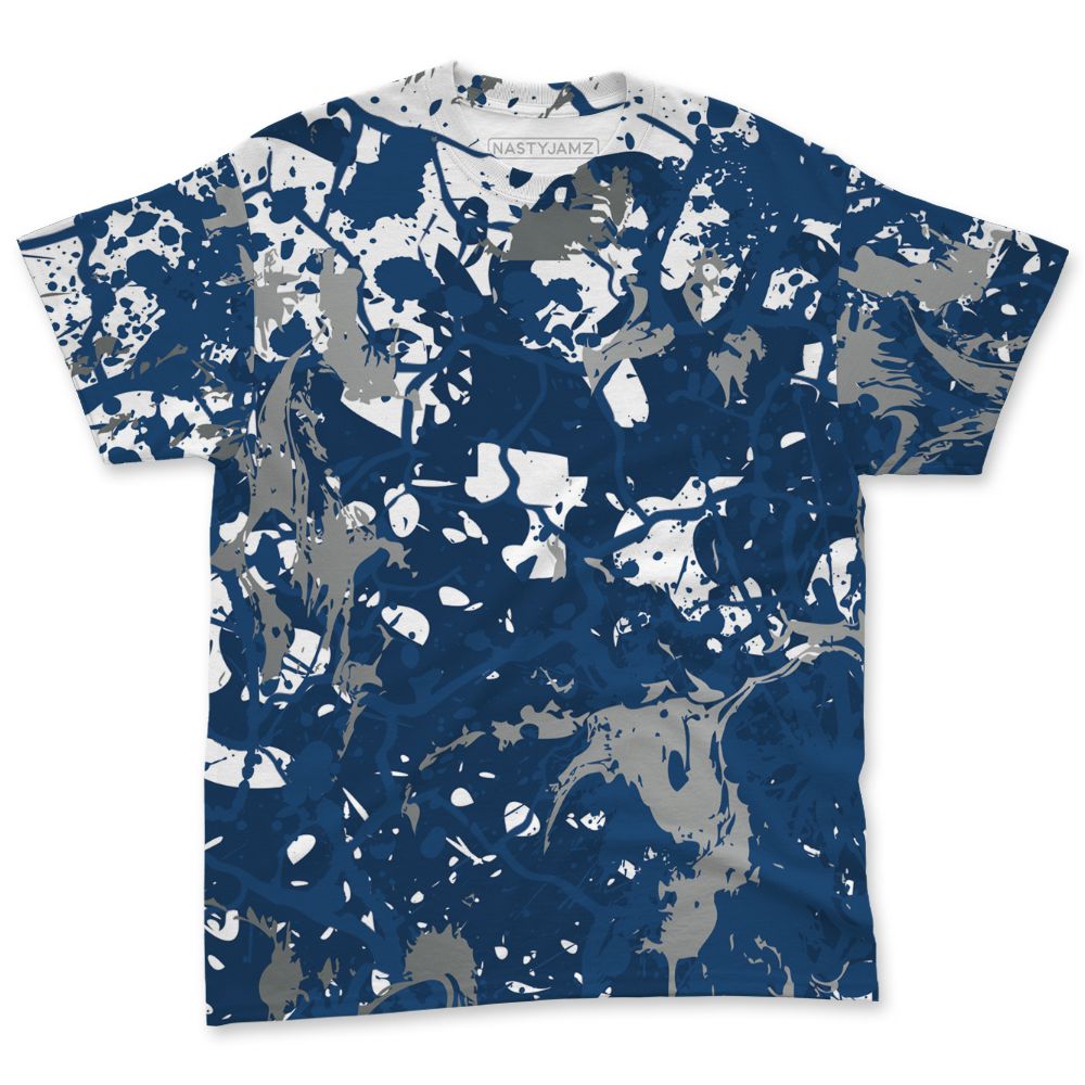 French-Blue-12s-NastyJamz-T-Shirt-Match-tern-Slasher-All-Over-Print