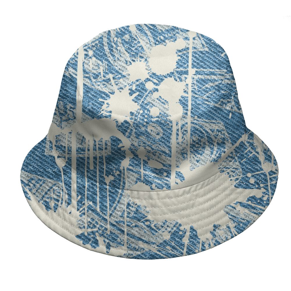 Denim-Worn-Blue-4s-NastyJamz-Bucket-Hat-Match-Ber-Hustle-All-Day-All-Over-Print