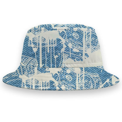Denim-Worn-Blue-4s-NastyJamz-Bucket-Hat-Match-Ber-Hustle-All-Day-All-Over-Print