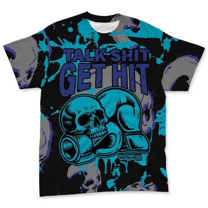 Aqua-8s-NastyJamz-T-Shirt-Match-Talk-Shit-Get-Hit-3D-All-Over-Print
