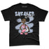 Cobalt-Bliss-3s-NastyJamz-Premium-T-Shirt-Match-Black-Sneaker-Girl