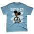 Denim-Worn-Blue-4s-NastyJamz-Premium-T-Shirt-Match-Black-Sneaker-Girl