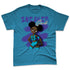 Aqua-8s-NastyJamz-Premium-T-Shirt-Match-Black-Sneaker-Girl