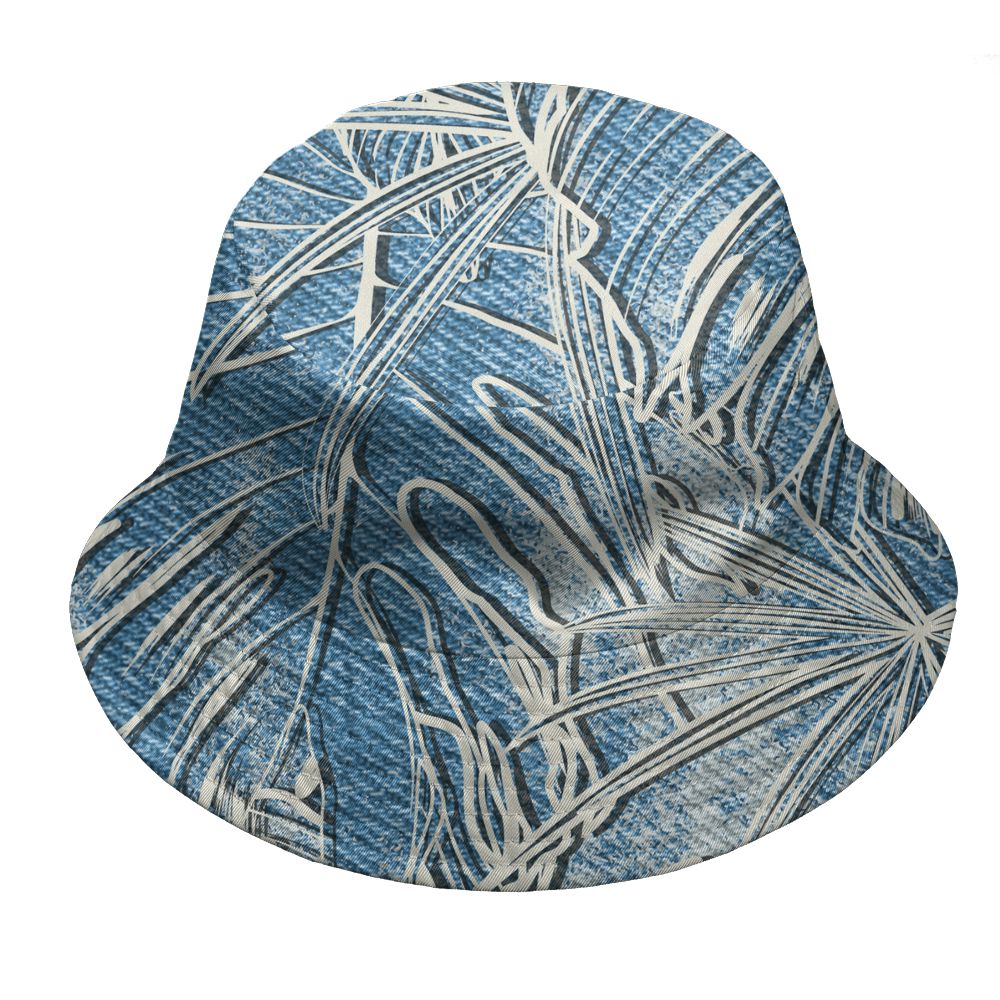 Denim-Worn-Blue-4s-NastyJamz-Bucket-Hat-Match-Urban-Tropic-All-Over-Print