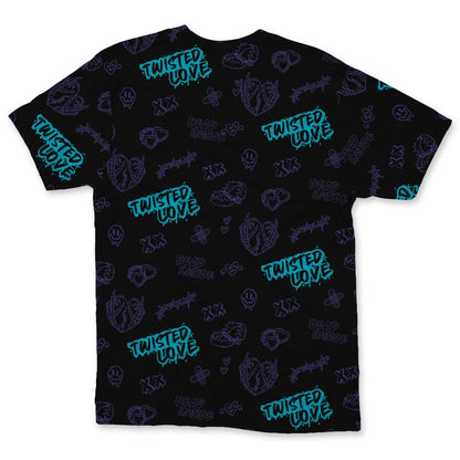 Aqua-8s-NastyJamz-T-Shirt-Match-Twisted-Love-3D-All-Over-Print