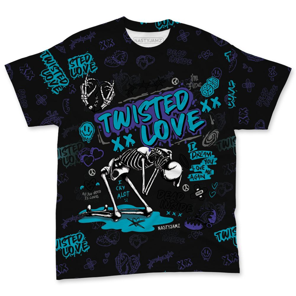 Aqua-8s-NastyJamz-T-Shirt-Match-Twisted-Love-3D-All-Over-Print