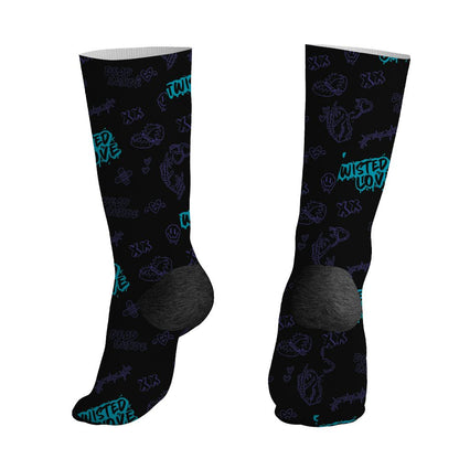 Aqua-8s-NastyJamz-Socks-Match-Twisted-Love-3D-All-Over-Print
