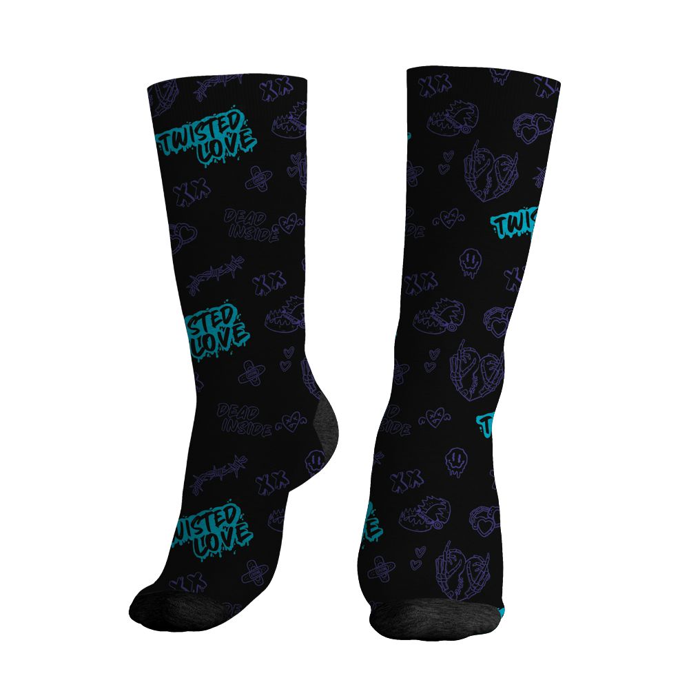 Aqua-8s-NastyJamz-Socks-Match-Twisted-Love-3D-All-Over-Print