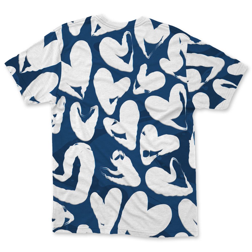 French-Blue-12s-NastyJamz-T-Shirt-Match-Heart-Flow-All-Over-Print