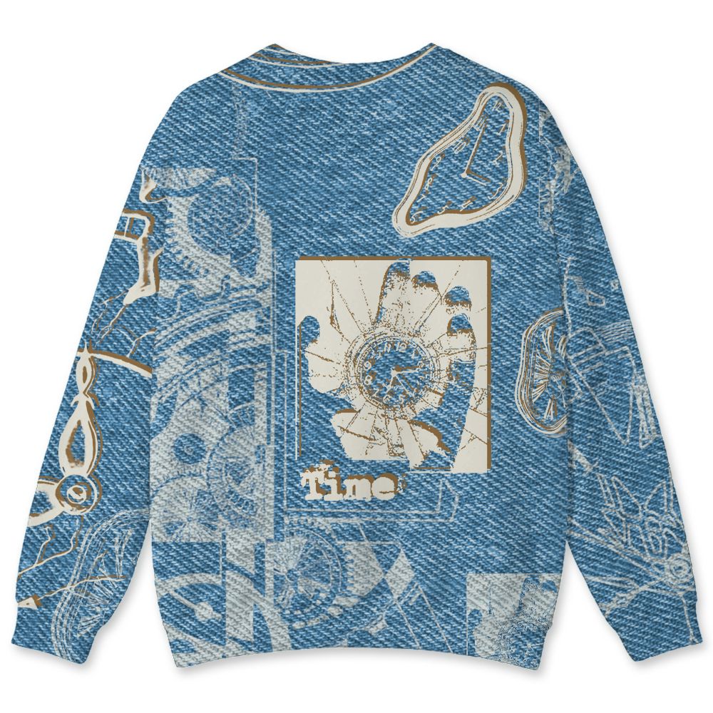 Denim-Worn-Blue-4s-NastyJamz-Sweatshirt-Match-tern-Broken-Time-3D-All-Over-Print