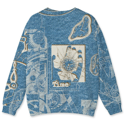 Denim-Worn-Blue-4s-NastyJamz-Sweatshirt-Match-tern-Broken-Time-3D-All-Over-Print