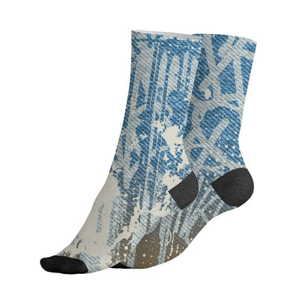 Denim-Worn-Blue-4s-NastyJamz-Socks-Match-Its-The-Kicks-3D-All-Over-Print
