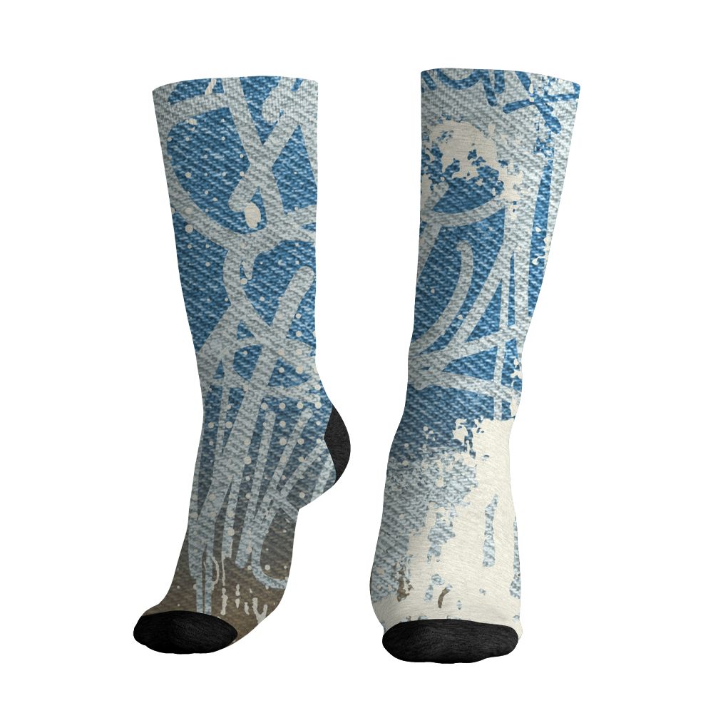 Denim-Worn-Blue-4s-NastyJamz-Socks-Match-Its-The-Kicks-3D-All-Over-Print