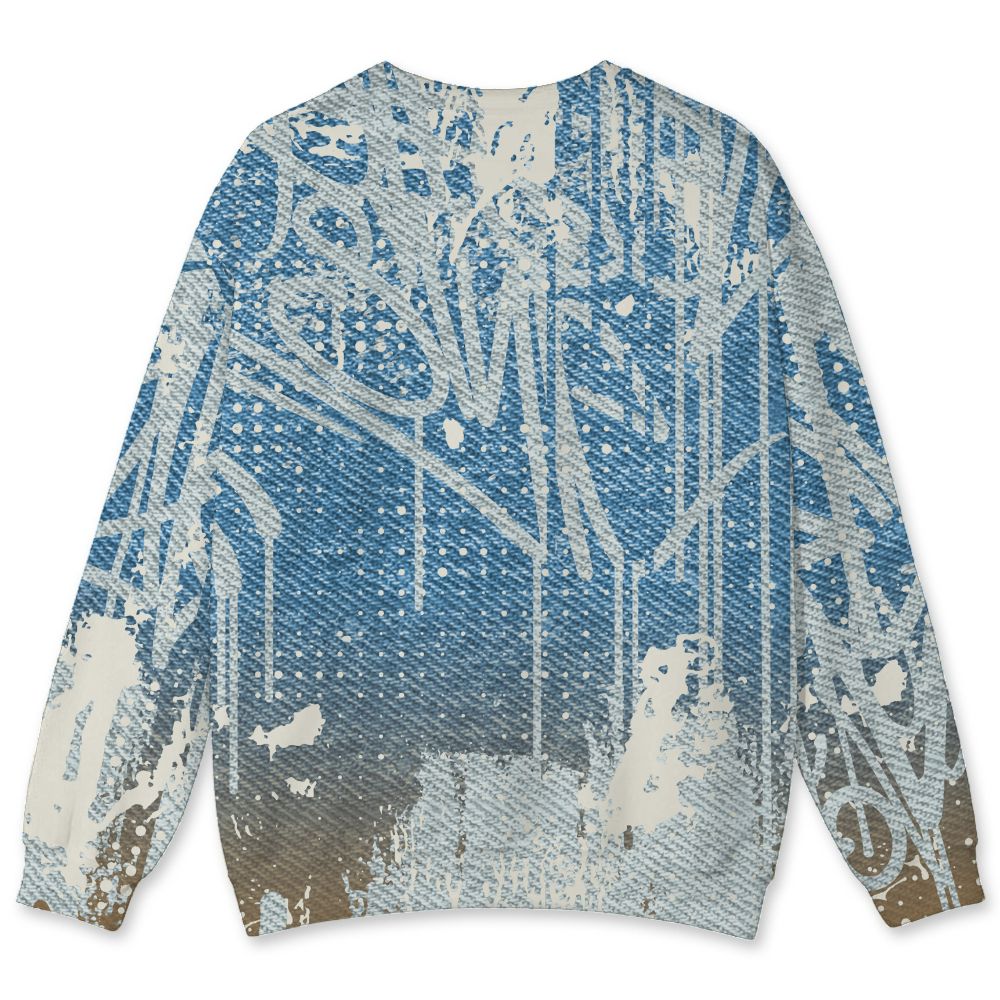 Denim-Worn-Blue-4s-NastyJamz-Sweatshirt-Match-Its-The-Kicks-3D-All-Over-Print