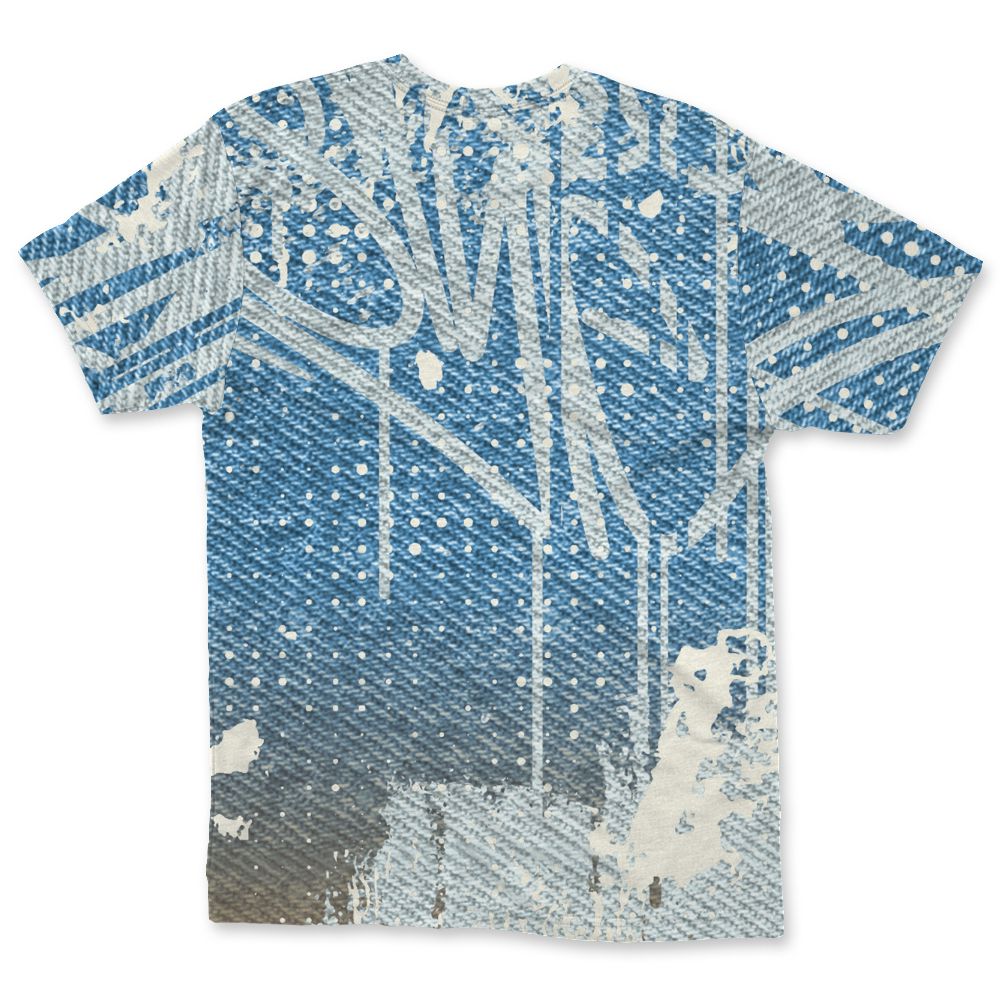 Denim-Worn-Blue-4s-NastyJamz-T-Shirt-Match-Its-The-Kicks-3D-All-Over-Print